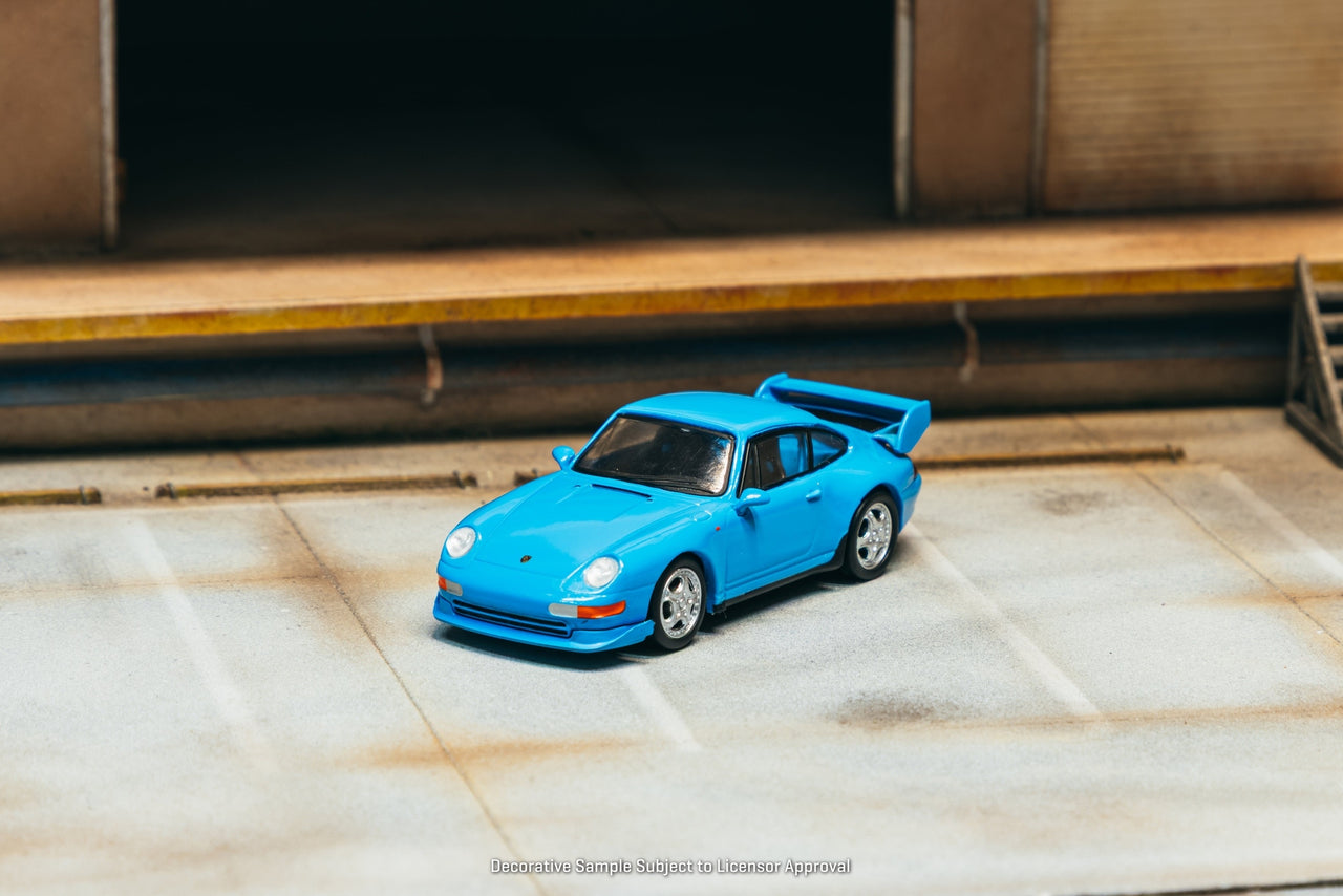(Pre-order) Tarmac Works 1/64 Porsche 911 993 Cup Riviera blue Diecast Model Car