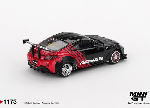 Load image into Gallery viewer, (Pre-order) MINI GT #1173 Toyota GR86 LB Nation Advan 1/64 Diecast Model Car
