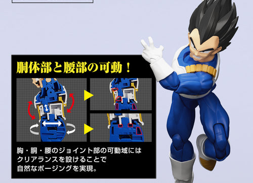 Load image into Gallery viewer, Bandai Figure-Rise Standard Dragon Ball VEGETA (NEW SPEC VER) Model Kit
