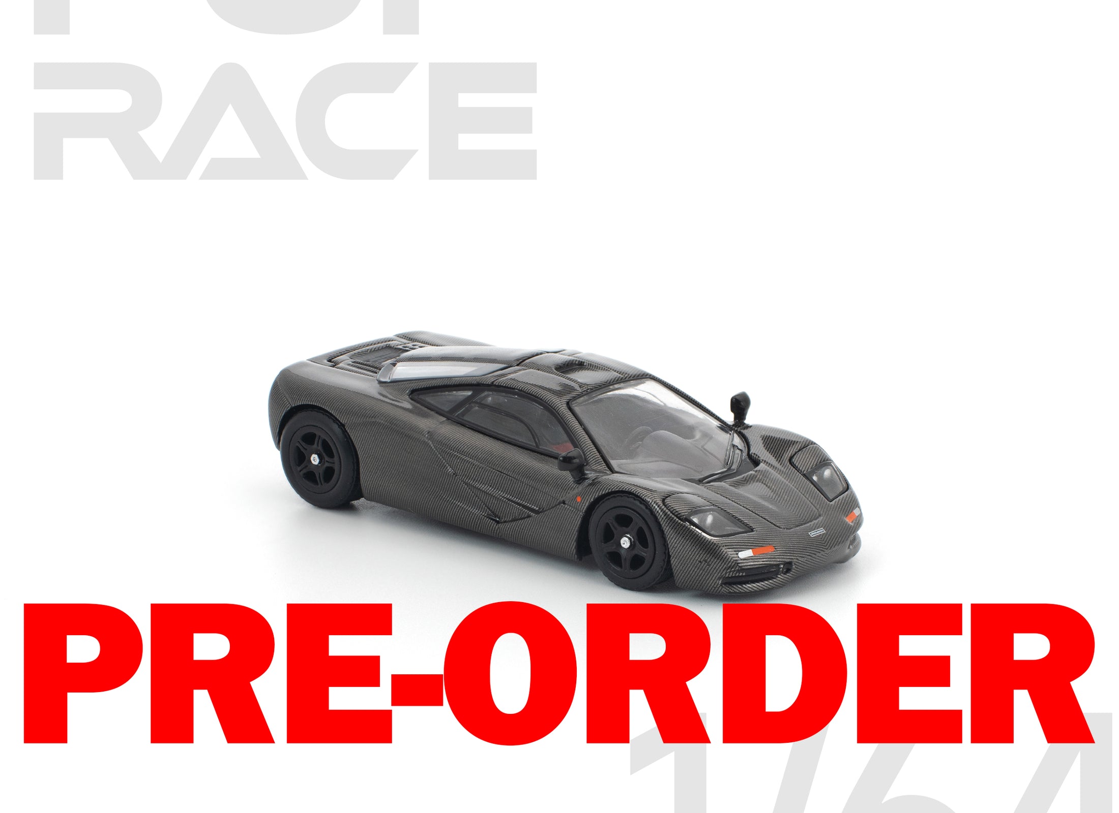 (Pre-order) POPRACE 1/64 McLAREN F1 CARBON EDITION Diecast Model Car