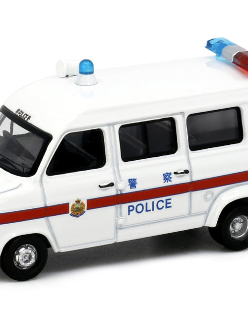 Load image into Gallery viewer, Tiny City 184 Die-cast Model Car - 1980&#39;s Police Van White (AM8476)
