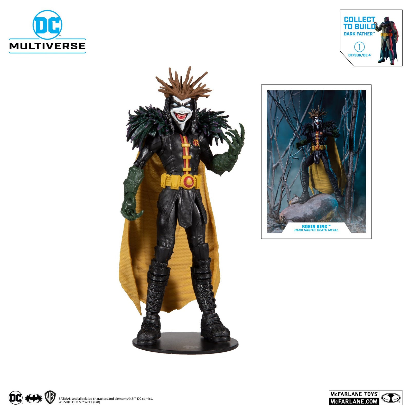 McFarlane Toy DC Death Metal Build-A (Dark Father.)Robin King Action Figure