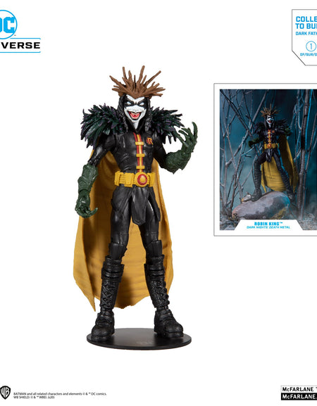 McFarlane Toy DC Death Metal Build-A (Dark Father.)Robin King Action Figure