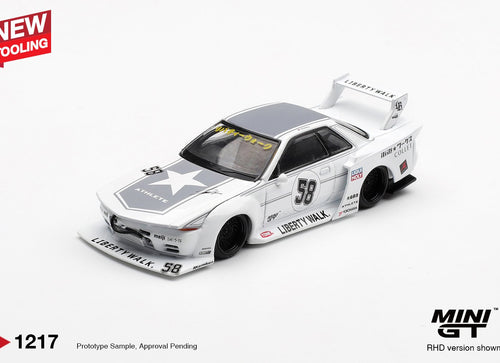 Load image into Gallery viewer, (Pre-order) MINI GT #1217 Nissan GT-R32 LB-Kaido Works TAS 2025 Diecast Model
