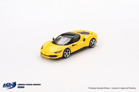 BBR 1/64 Ferrari 296 GTB Giallo Modena Diecast Model Car