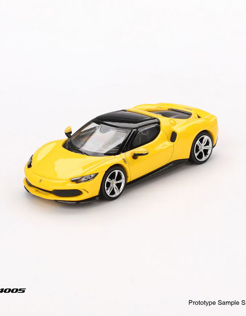 Load image into Gallery viewer, BBR 1/64 Ferrari 296 GTB Giallo Modena Diecast Model Car
