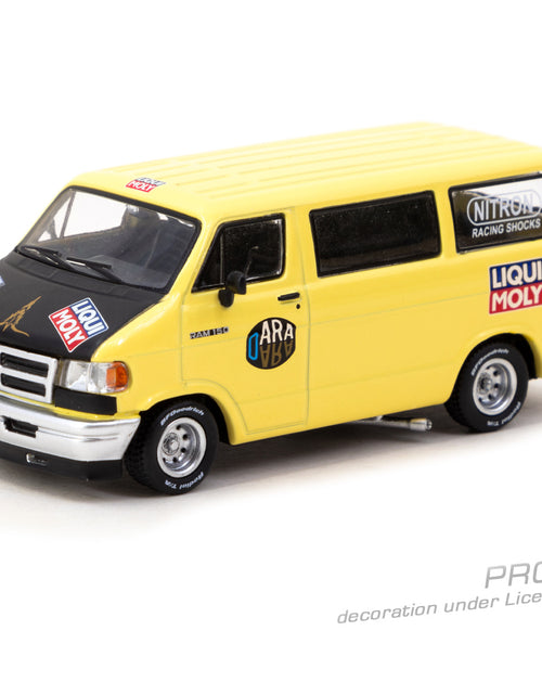 Load image into Gallery viewer, Tarmac Works 1/64 Dodge Van Yellow Diecast Model Car
