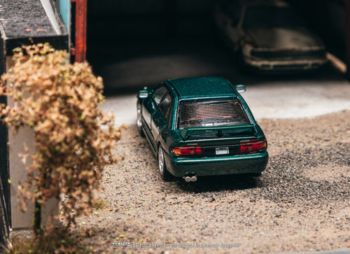 Load image into Gallery viewer, (Pre-order) Tarmac Works 1/64 Mitsubishi Lancer GSR Evolution Green Metallic
