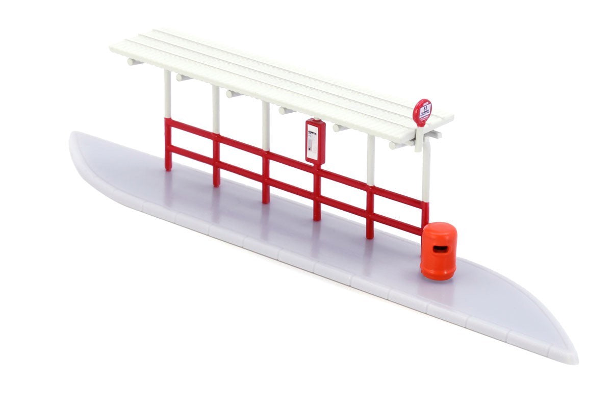 Tiny 1/110 Dioramas Bus Stop Shelter- KMB (Blind Box) (set of 12)