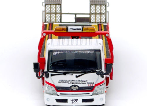 Load image into Gallery viewer, Tiny 1/64 HINO 300 World Champion Tow Truck City Diecast Scale Model Car
