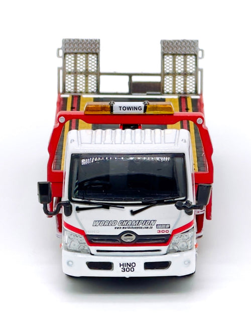 Load image into Gallery viewer, Tiny 1/64 HINO 300 World Champion Tow Truck City Diecast Scale Model Car
