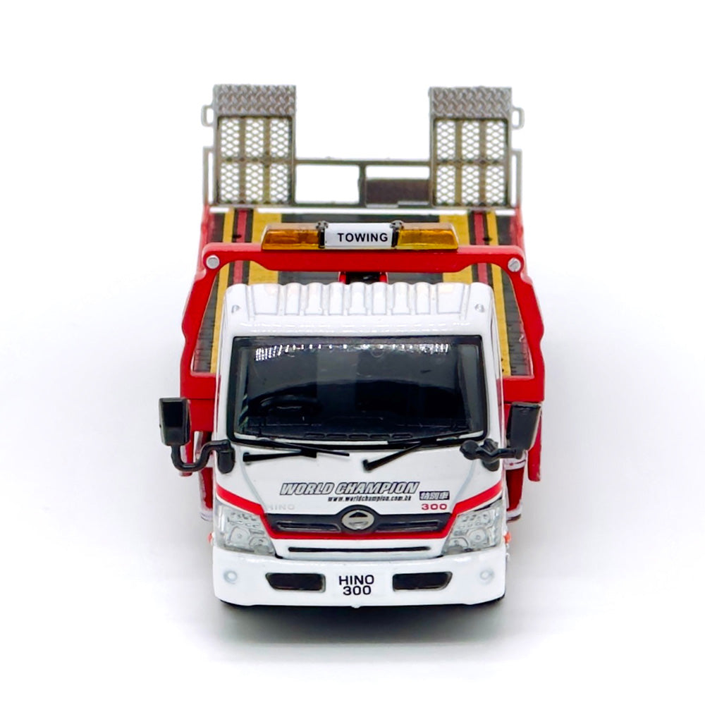 Tiny 1/64 HINO 300 World Champion Tow Truck City Diecast Scale Model Car