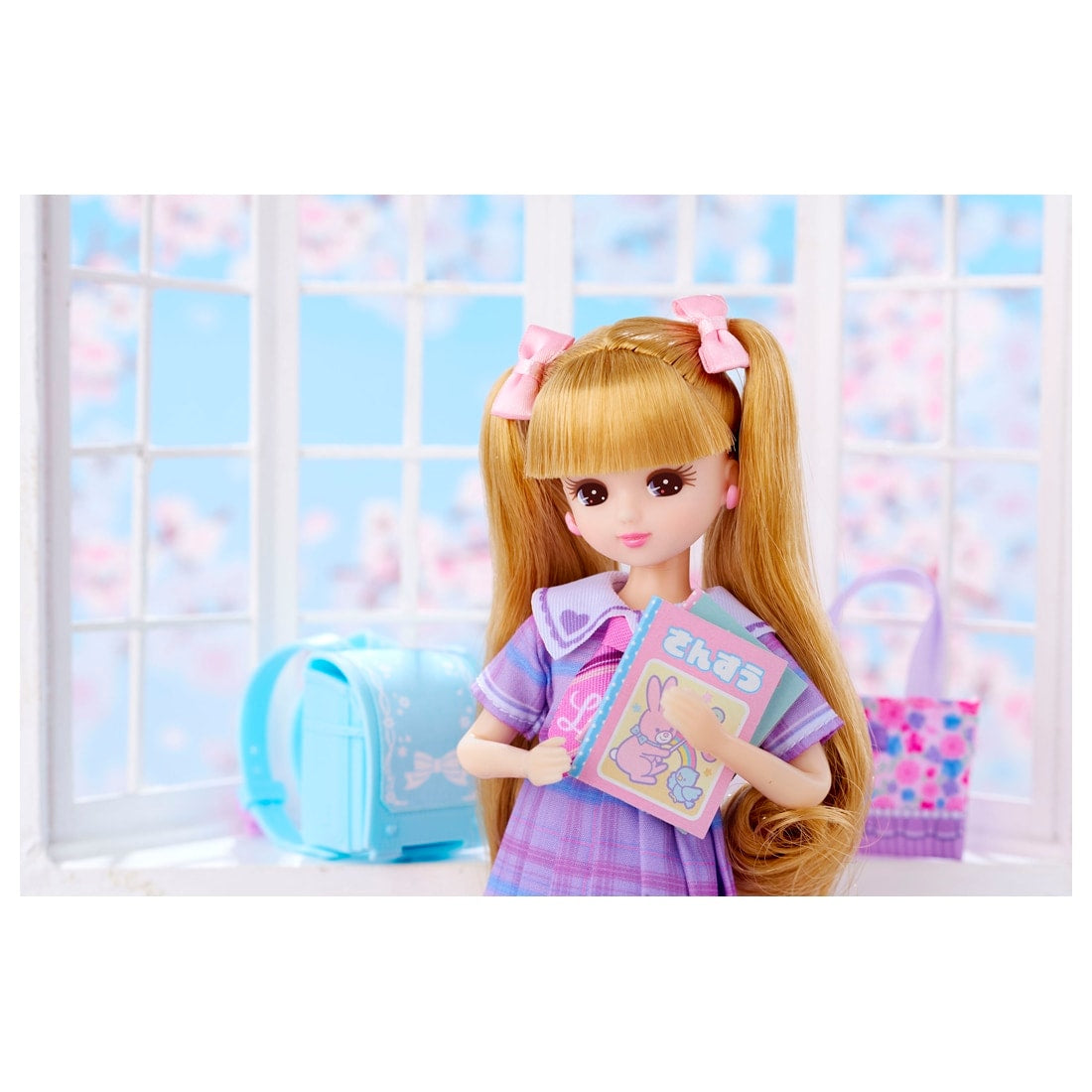 Takara Tomy Licca-chan Doll LD-08 Wakuwaku First Grader School Uniform Set Toy
