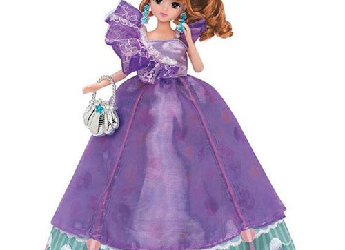 Load image into Gallery viewer, Takara Tomy Licca Chan Doll Dress -Dream Fantasy Magical Ribbon Mermaid Dress

