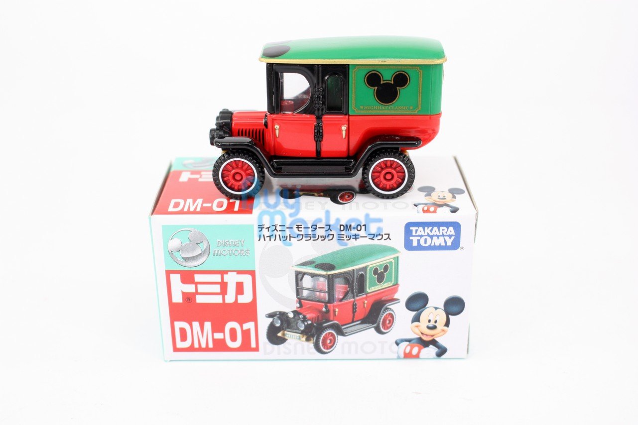 Takara Tomy Tomica Disney Motor DM-01 High Hat Classic Mickey Mouse Diecast