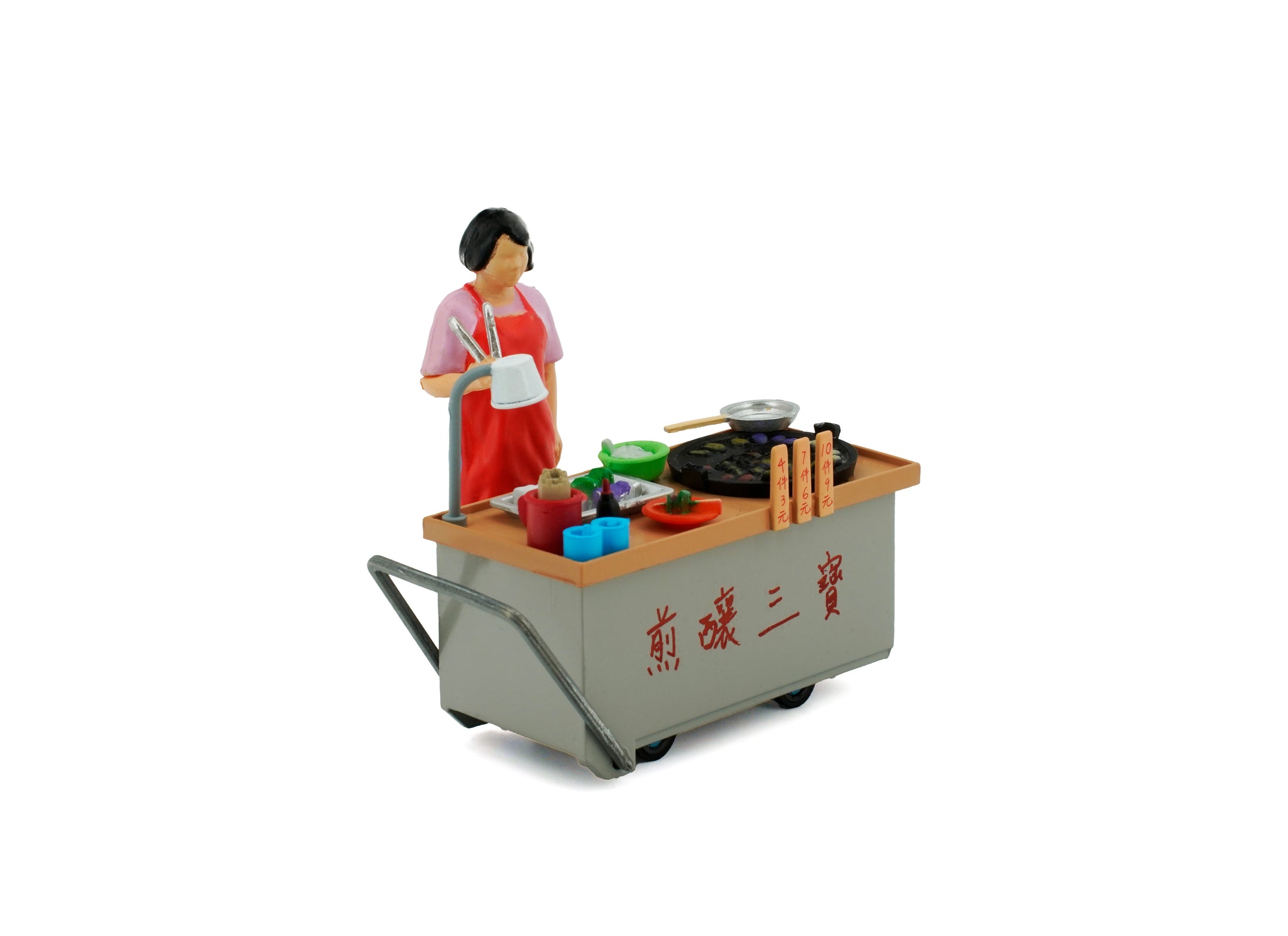 TINY Hong Kong City 1/35 #13 Three Stuffed Treasures Cartful Diecast Figure