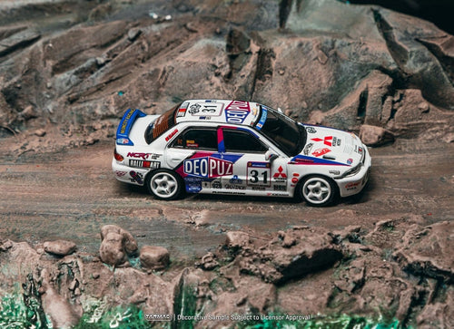 Load image into Gallery viewer, (Pre-order)Tarmac Works 1/64 Mitsubishi Lancer Evolution Hong Kong Beijing Rally
