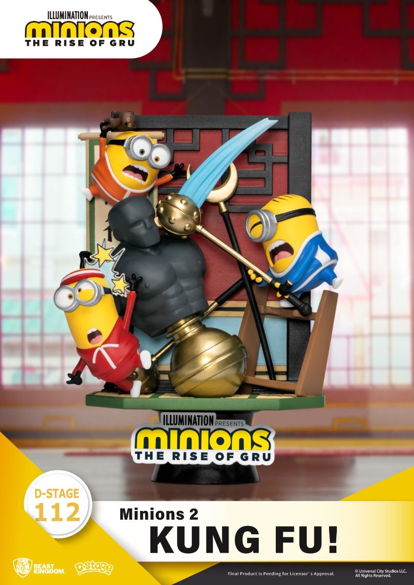 Beast Kingdom Diorama Stage-112 - Minions 2 - Kung Fu!