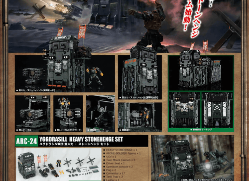 Load image into Gallery viewer, TOYS ALLIANCE archecore arc-24 yggdrasill heavy stonehenge set
