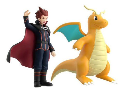 Load image into Gallery viewer, Bandai POKEMON SCALE WORLD KANTO REGION LANCE &amp; DRAGONITE W/O GUM Figure Set
