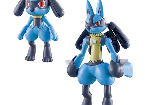 Load image into Gallery viewer, Bandai Pokemon Center Original Pokemon Change Riolu / Lucario Figurine

