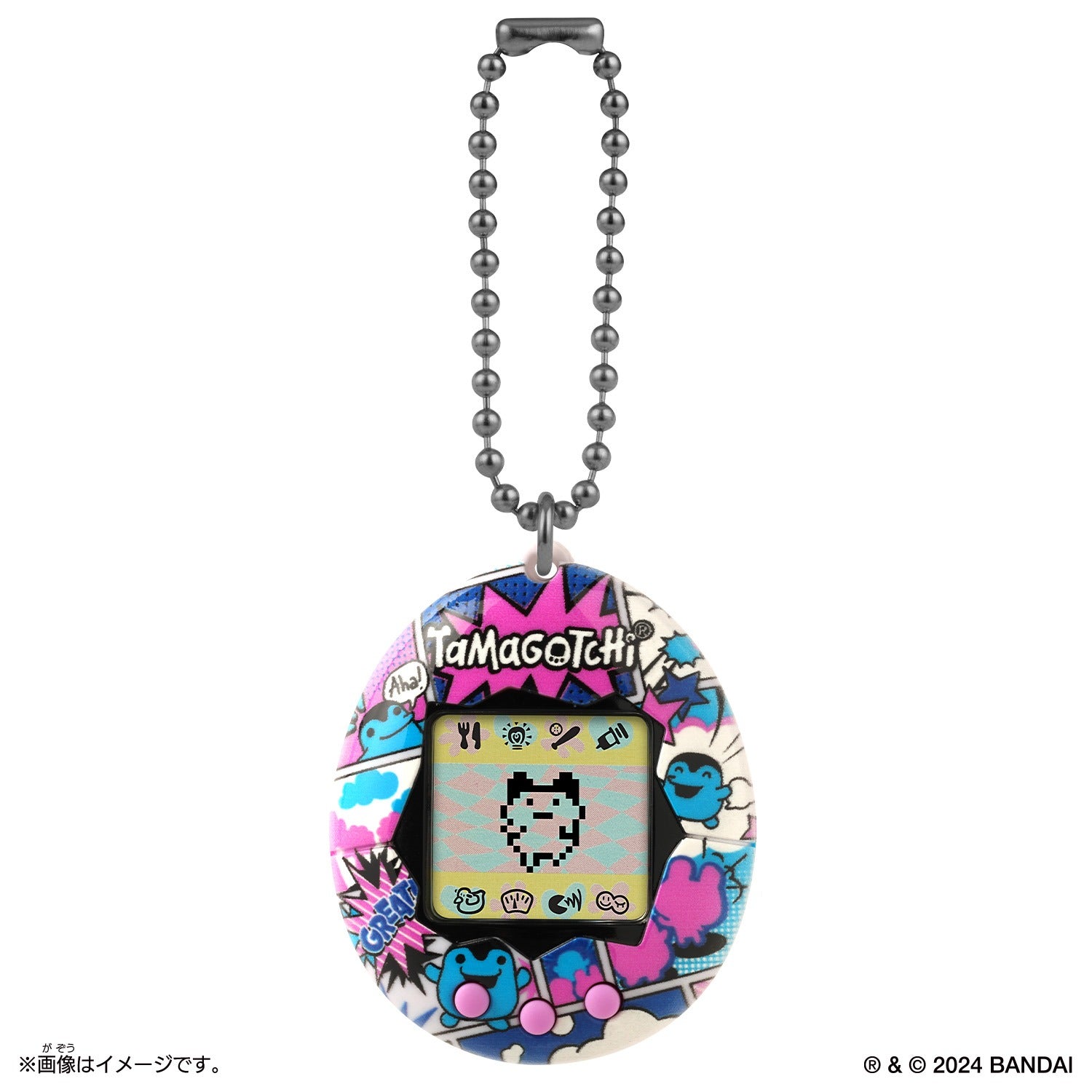 Bandai Tamagotchi Gen 1 GINJIROTCHI COMIC Book English (Electronic Pet)