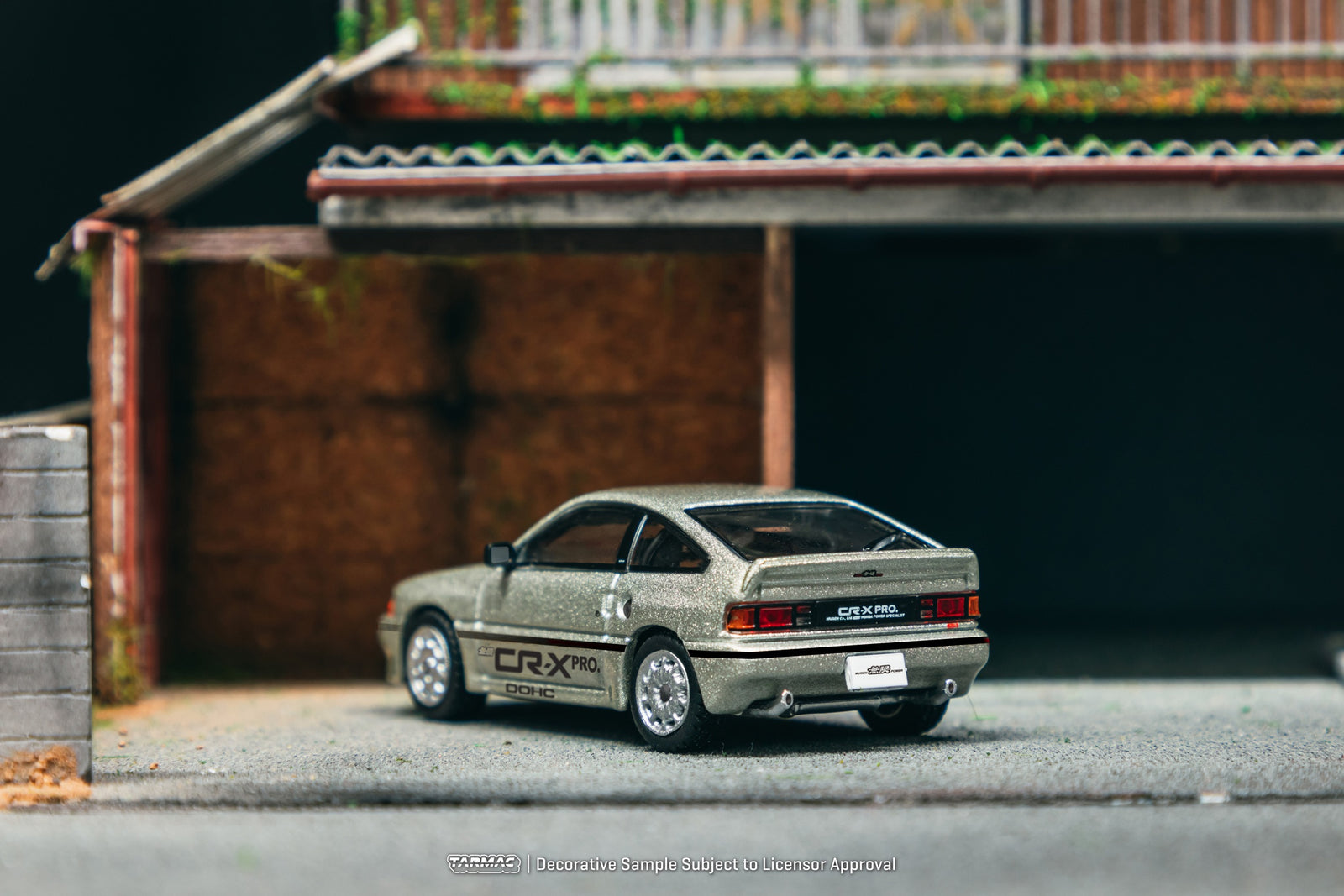 Tarmac Works 1/64 HONDA Ballade Sports MUGEN CR-X PRO Silver Model