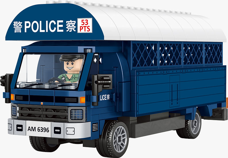 Royal Toys City Story RT81 80s–90s Hong Kong Police Motorcycle Mini Brick (240pcs)