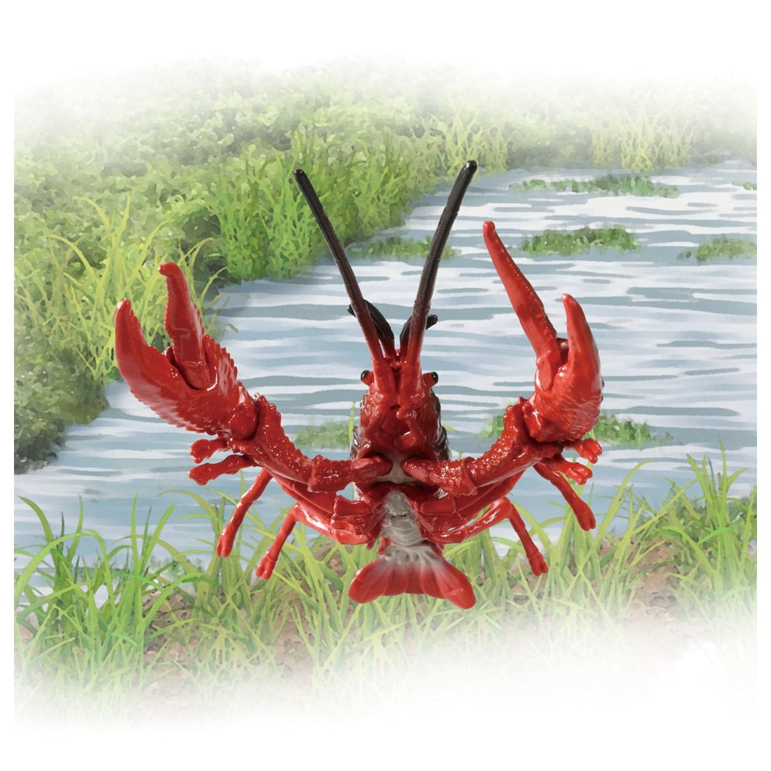 Takara Tomy Ania AL-31 Procambarus clarkii Animal Mini Action Figure