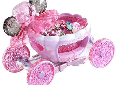 Load image into Gallery viewer, Takara Tomy Disney Motors Jewelry Storage Box Pumpkin Car Minnie Mouse Mickey
