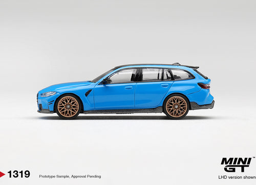 Load image into Gallery viewer, (Pre-order) Mini GT #1319 BMW M3 M Performance Touring Riviera Blue LHD
