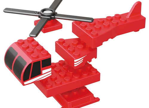 Load image into Gallery viewer, Takara Tomy Tomica Plarail Blocks Fire Rescue Set
