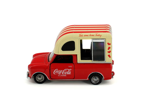 Load image into Gallery viewer, Tiny City Die-cast Model Car 1/50 Morris Mini Pickup Coca-Cola
