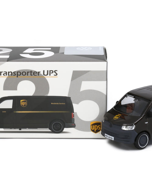 Load image into Gallery viewer, Tiny City 125 1/64 Die-cast Model Car - Volkswagen T6 Transporter UPS
