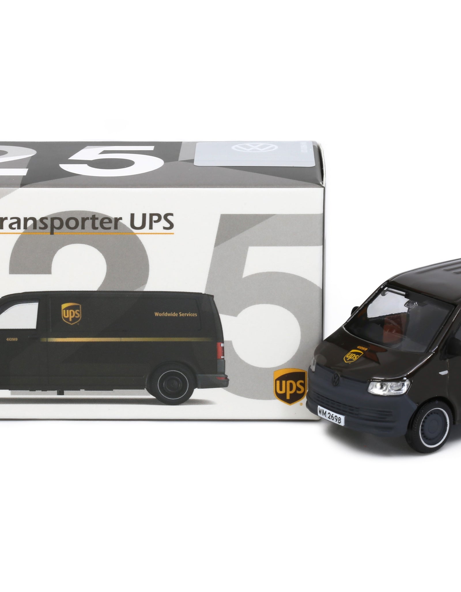 Tiny City 125 1/64 Die-cast Model Car - Volkswagen T6 Transporter UPS