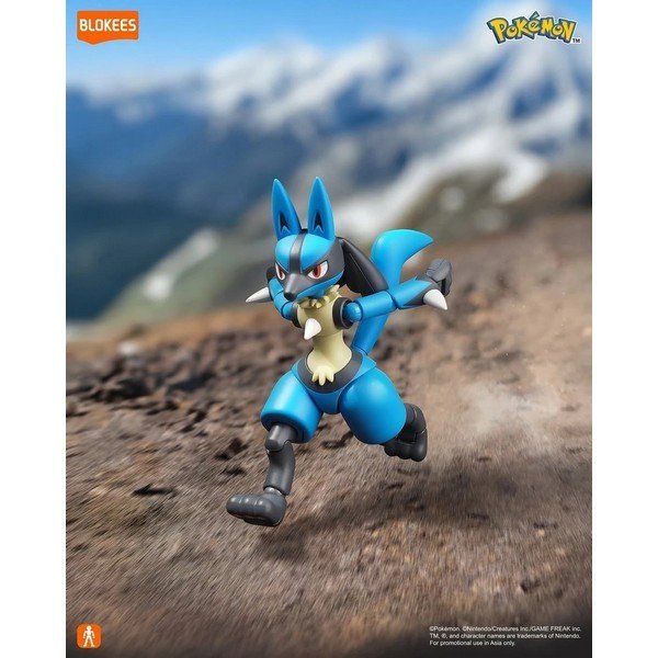 Blokees Pokemon Classic Version-L Lucario Buildable Action Figure Model Kit