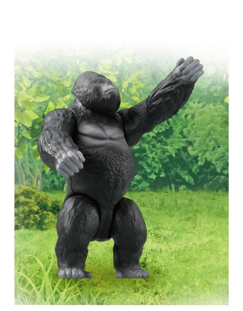 Load image into Gallery viewer, Takara Tomy Ania AL-29 Gorilla Animal Figure with Color Picture Cards

