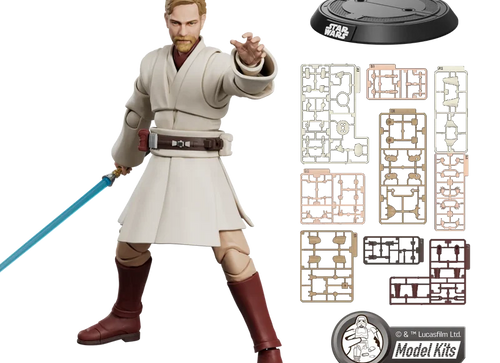 Load image into Gallery viewer, Blokees Star Wars Revenge of The Sith Champion Class 09 OBI-WAN KENOBI Model Kit
