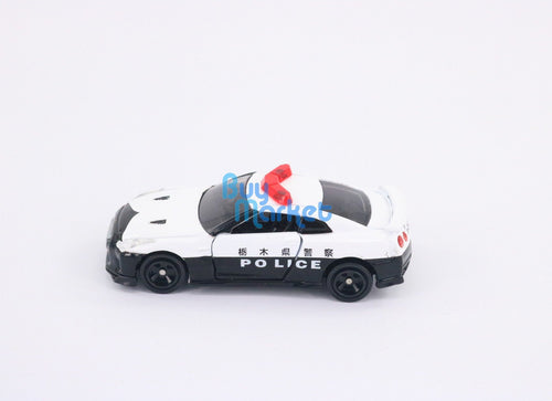 Load image into Gallery viewer, Takara Tomy Tomica #105 Nissan GT-R Police Car Scale 1/62 Diecast Car Toy
