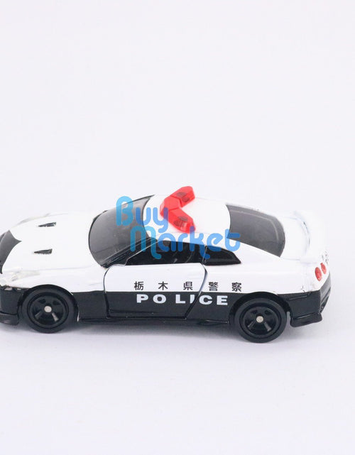 Load image into Gallery viewer, Takara Tomy Tomica #105 Nissan GT-R Police Car Scale 1/62 Diecast Car Toy
