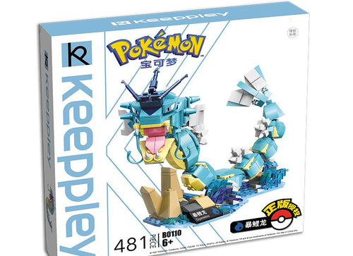 Load image into Gallery viewer, Keeppley Building Blocks Toy #B0110 : Pokemon Series - Gyarados Qman (481pcs)

