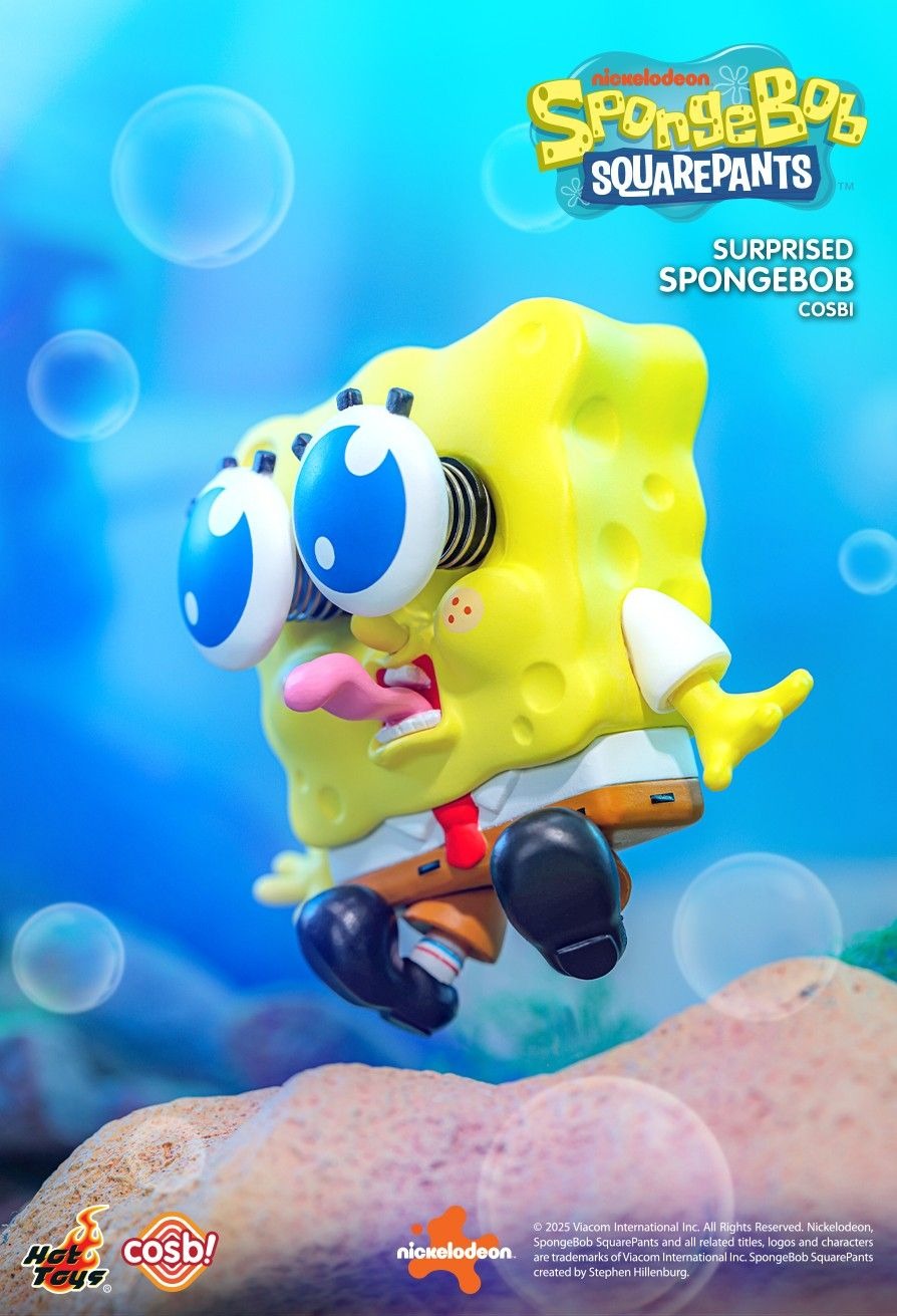 Hot Toys SpongeBob SquarePants Cosbi Bobble-Head Figure Collection (Set of 8)