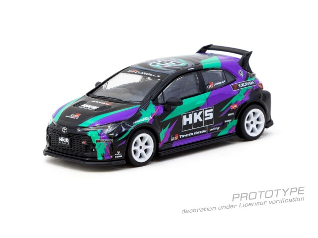Tarmac Works HKS Toyota GR Corolla Diecast Model Car