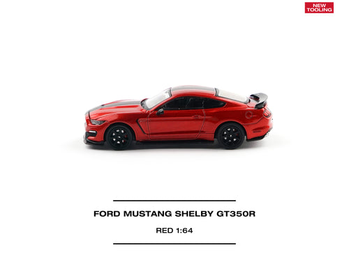 Load image into Gallery viewer, (Pre-order) POPRACE 1/64 - FORD MUSTANG SHELBY GT350R Diecast Model Car
