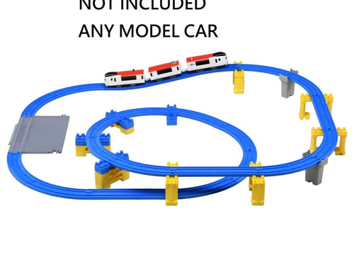 Load image into Gallery viewer, Takara Tomy Plarail Train Accessory - Solid Going Up and Down Rail Kit  (step2)
