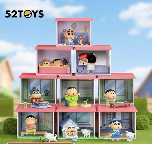 Load image into Gallery viewer, 52TOYS Crayon Shin-Chan Home In Kasukabe (Full set of 8) Collection
