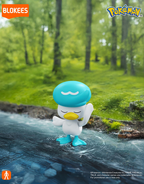 Load image into Gallery viewer, Blokees Pokemon Classic Version-S Fever Attack Series Mini Model Kit - Quaxly
