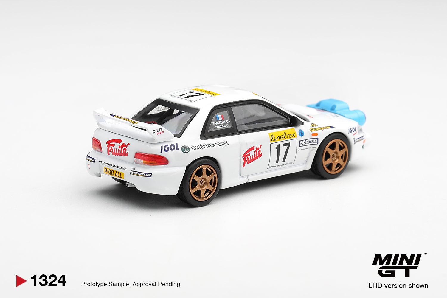 (Pre-order) Mini GT 1/64 #1324 Subaru Impreza WRC98 1999 Rally Monte-Carlo LHD