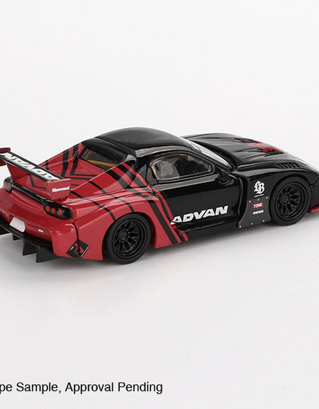 Mini GT #983 Mazda RX-7 LB-Super Silhouette Advan RHD Model Car