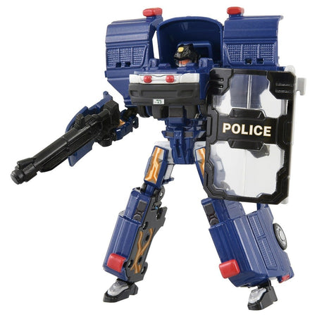 Takara Tomy Tomica Jobraver Police Braver Mobile and Traffic Police Double Set